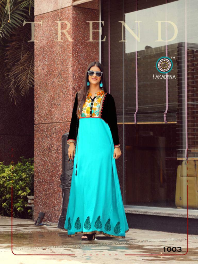 Aradhna Western Girl Kurti Set Supplier Aradhna Western Girl Kurti Set Supplier